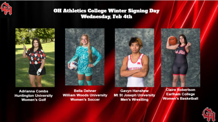 Senior Winter Signing Day Participants